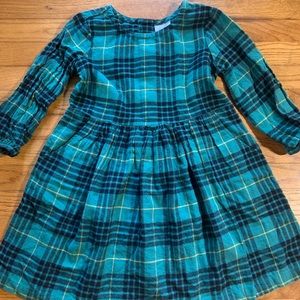 Hannah Anderson flannel plaid dress